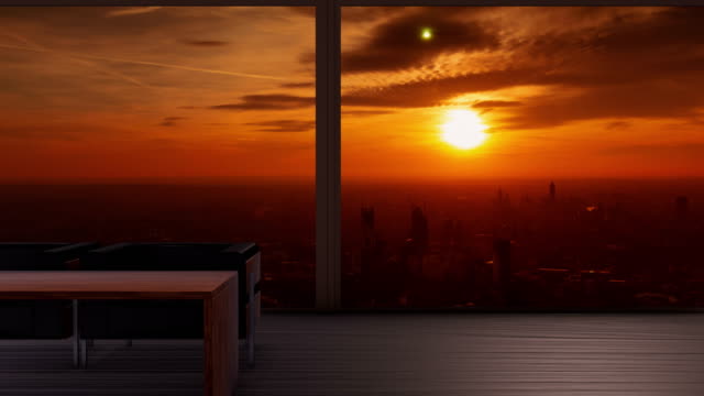 Ein-Penthouse-mit-einem-erhöhten-Blick-auf-London-Wolkenkratzer
