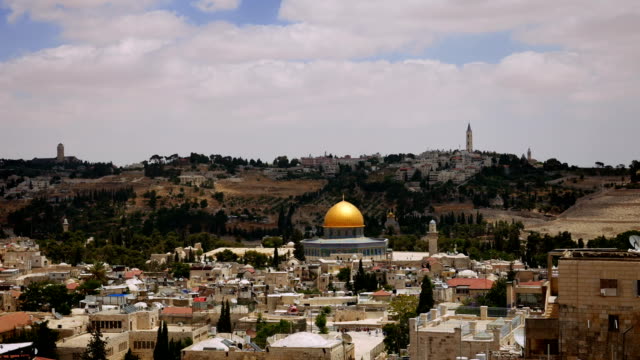 Jerusalem-Panorama-Luftbild-Zeitraffer