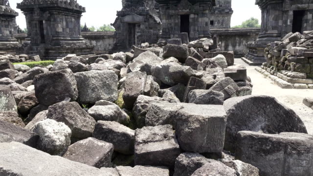 Candi-Sewu-complejo-de-templos-de-Prambanan-en-Java-Central,-Indonesia,