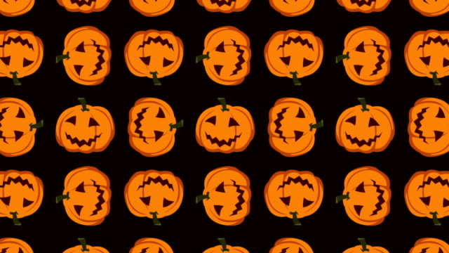 animiertes-Muster-mit-Kürbis-ideal-für-die-Halloween-Zeit