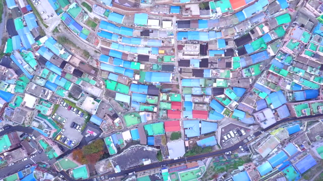Aerial-view-Gamcheon-Culture-Village-in-Busan-South-Korea