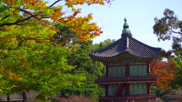 Palacio-de-Gyeongbokgung-en-otoño-de-Corea-del-sur