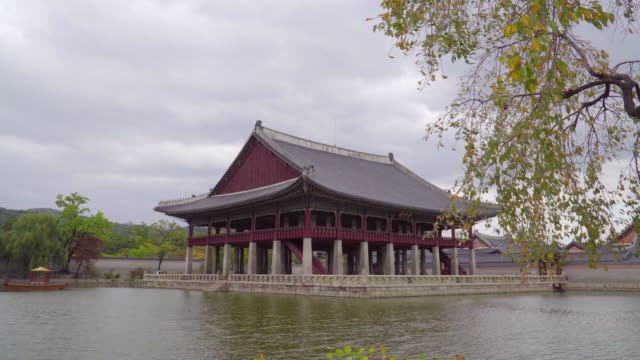 Gyeongbokgung-Palast-im-Herbst-von-Südkorea