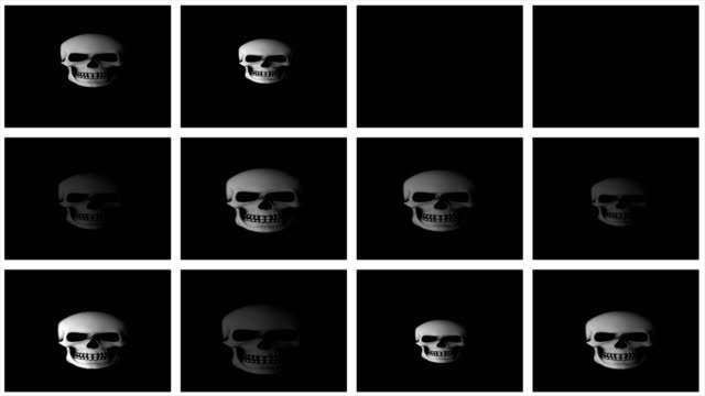 Abstrakten-Hintergrund-Halloween-Scary-Schädel-Multi-Video-Wall-29