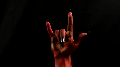 Rock-sign-by-devil-hand.-50-fps