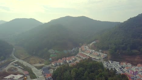Antenne-Dorf-von-Südkorea