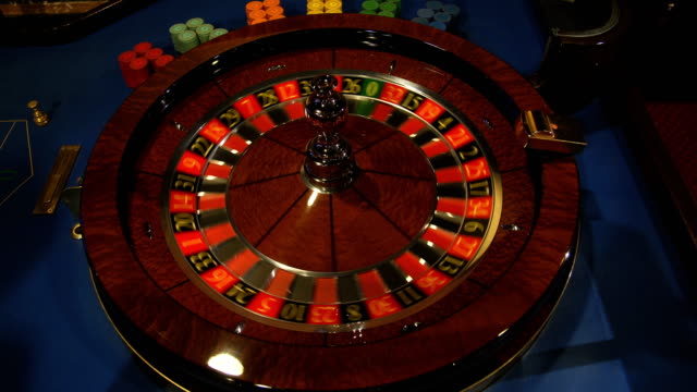 Roulette-Rad-drehen-in-einem-casino
