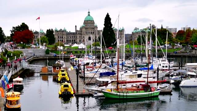 Victoria-Inner-Harbour-y-Columbia-Británica,-Canadá