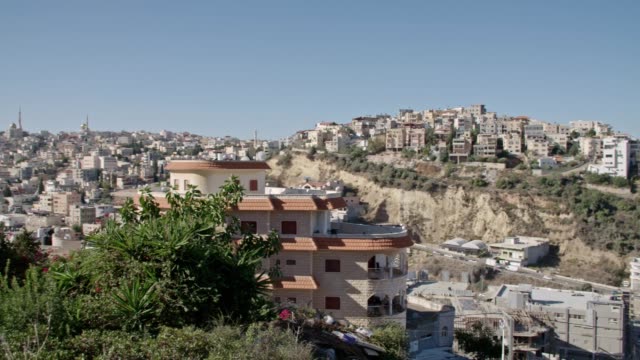 Überblick-über-eine-Arabische-muslimische-Stadt-in-Israel
