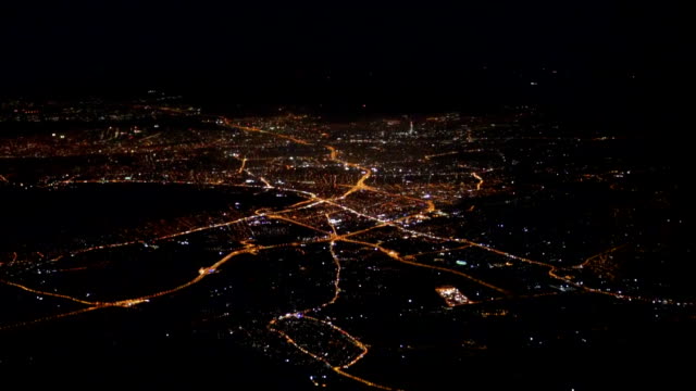 Aerial-view-of-night-Athens-from-the-plane.