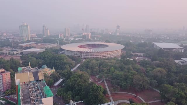 Luftaufnahme-des-Gelora-Bung-Karno-Stadions-in-Jakarta-Indonesien