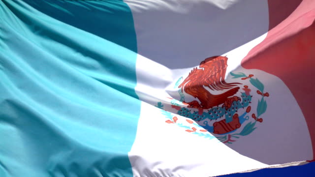Dos-videos-de-México-bandera-de-4K