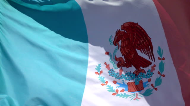 Video-der-mexikanischen-Flagge-in-4K
