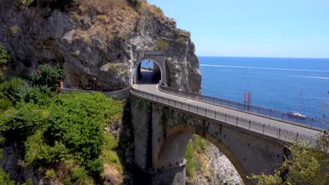 road-of-Amalfi-coast,-Italy