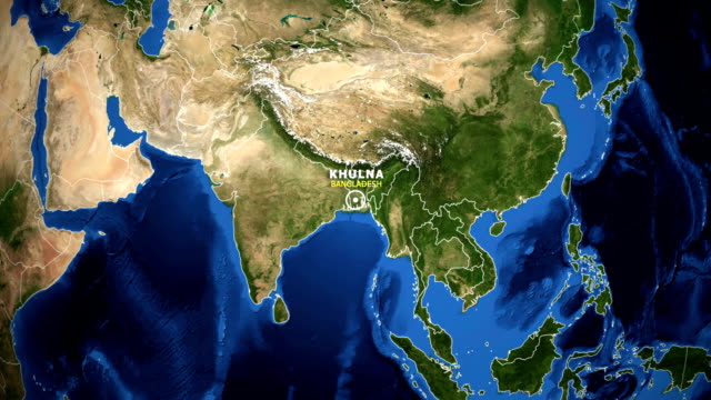 EARTH-ZOOM-IN-MAP---BANGLADESH-KHULNA