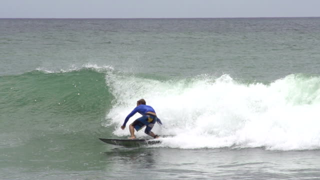 SLOW-MOTION:-Surfer-riding-big-waves