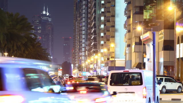 traffic-road-time-lapse-from-dubai-center