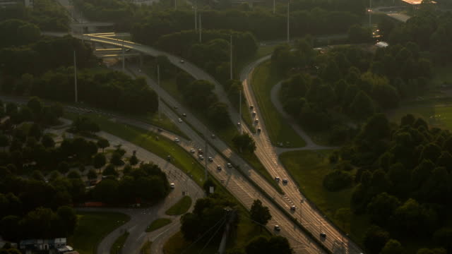 Cars-passing-highway-junction-Munich