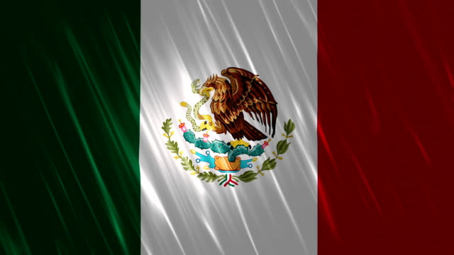 Bandera-en-bucle-Animación-de-México