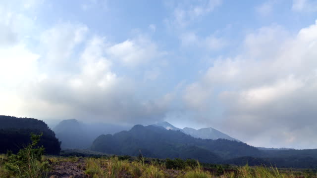 Time-lapse,clouds-over-Merapi-the-most-active-in-Indonesia-the-active-volcano-located-on-Java-Island-near-the-city-of-Yogyakarta