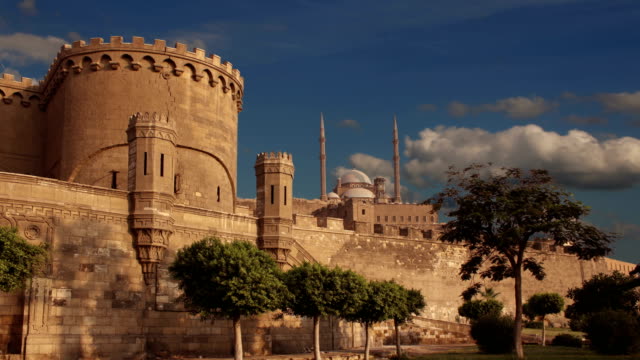 Ancient-citadel-of-Cairo.-Egypt.-Time-lapse.