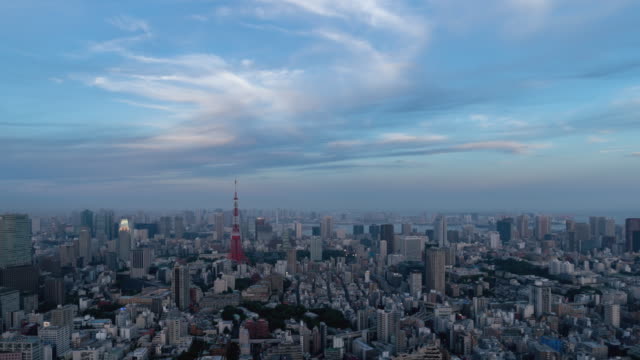 Landscape-of-Tokyo-that-will-be-night-from-evening