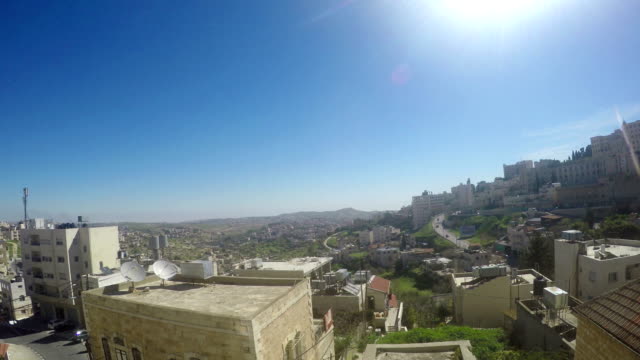 Ansicht-von-Bethlehem,-dem-Geburtsort-von-Jesus-Christus,-Palästina,-Israel