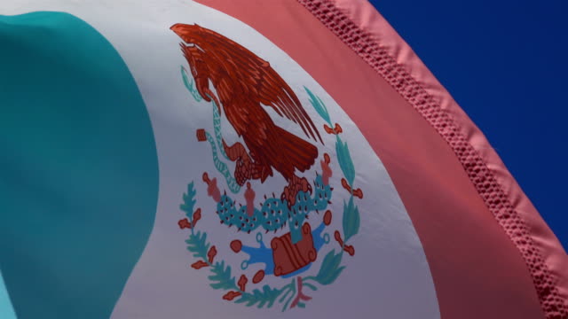 Video-der-mexikanischen-Flagge-in-4K