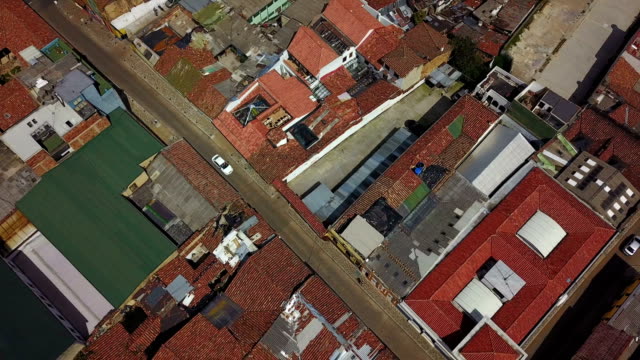 Vista-aérea/zángano-de-las-calles-de-Bogotá,-Colombia-5