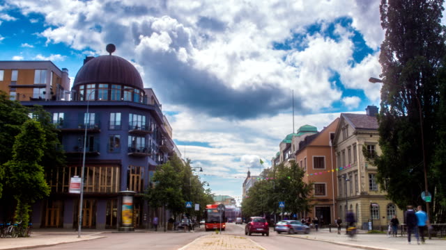 Die-Innenstadt-von-Karlstad-Timelapse