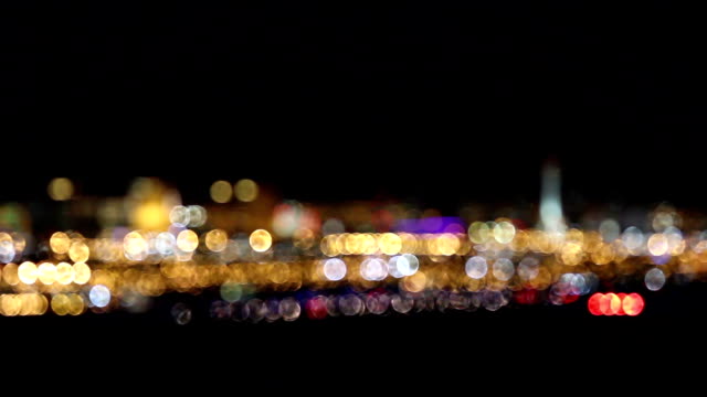 Fuera-de-foco-de-Las-Vegas-Strip-luces