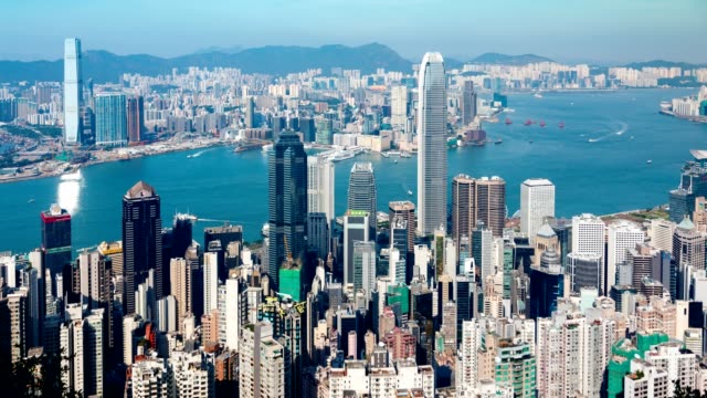 Hong-Kong-famous-view---timelapse