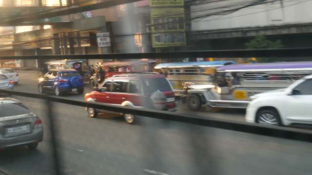 Window-view-from-a-train-in-Manila