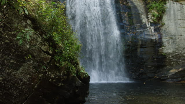 Slow-Motion-Mountain-Waterfall