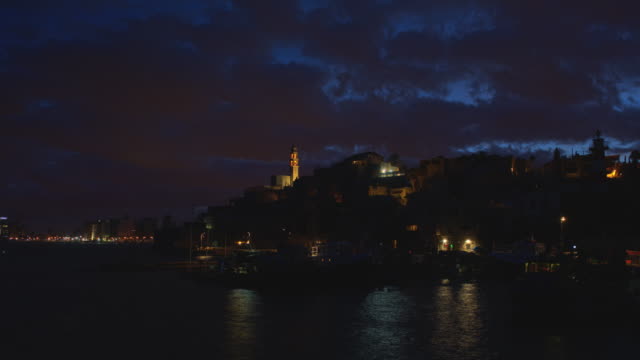 Jaffa-Port-Night-to-Day-Time-Lapse