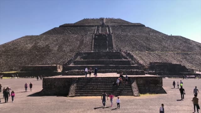 Pirámide-de-timelapse-Teotihuacan-del-sol