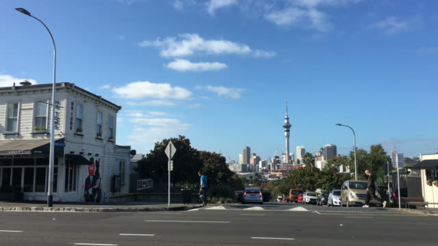 Auckland-Skyline-der-Stadt-vom-Ponsonby