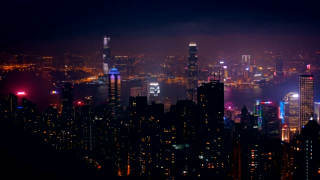 Hong-Kong-downtown-skyline.-Hong-Kong,-China