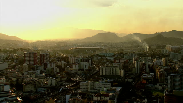 Sunset-over-Rio-de-Janeiro,-Brazil