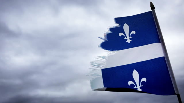 Broken-Quebec-Flag-and-a-Sad-Sky.