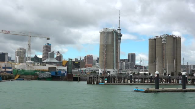 Skyline-von-Auckland,-Neuseeland