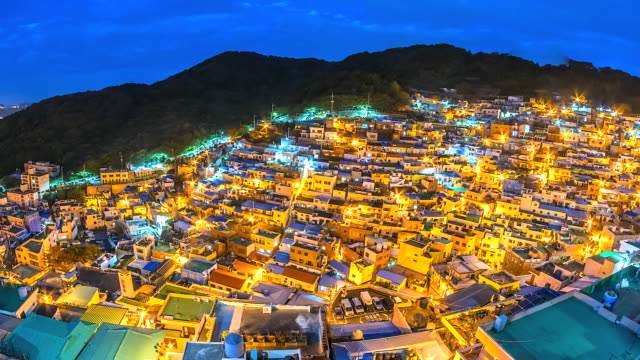 4k-Time-lapse-view-of-Gamcheon-Culture-Village-in-Busan-South-Korea