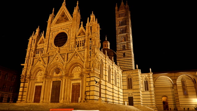 Cathédrale-de-Sienne---Time-lapse,-Toscane.-Italy