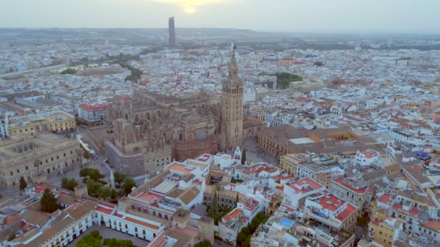 Sevilla-Stadt-aus-der-Luft