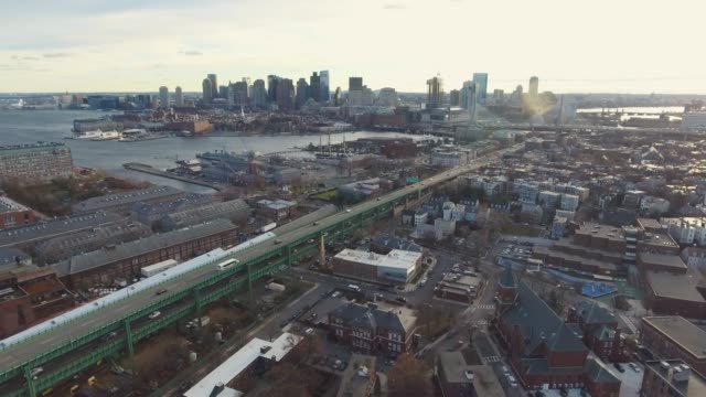 Boston-Skyline-von-North-Aerial-Static