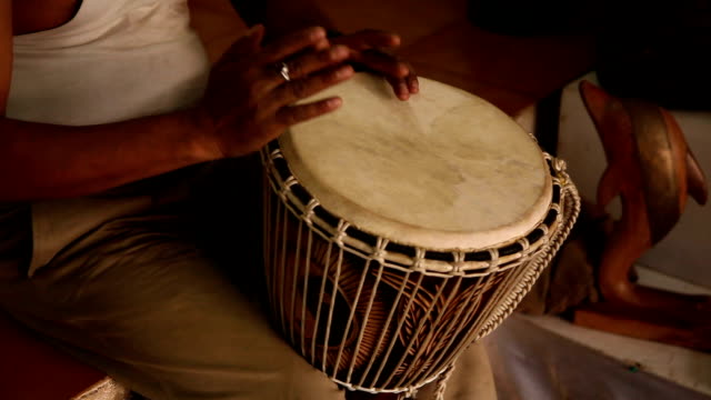 Indian-man-drumming-sound-included