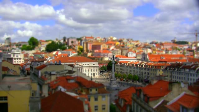 Scale-model-miniature-fake:-Lisbon,-Portugal