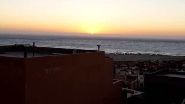 Meer-Sonnenuntergang-in-Marokko