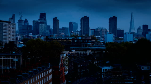 London-City-Timelapse,-England,-Vereinigtes-Königreich