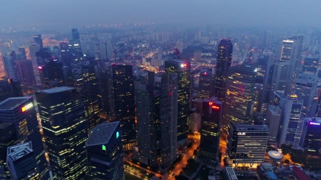 Escena-aérea-de-la-ciudad-de-Singapur-4k-video